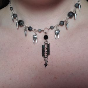 Razor blade Necklace